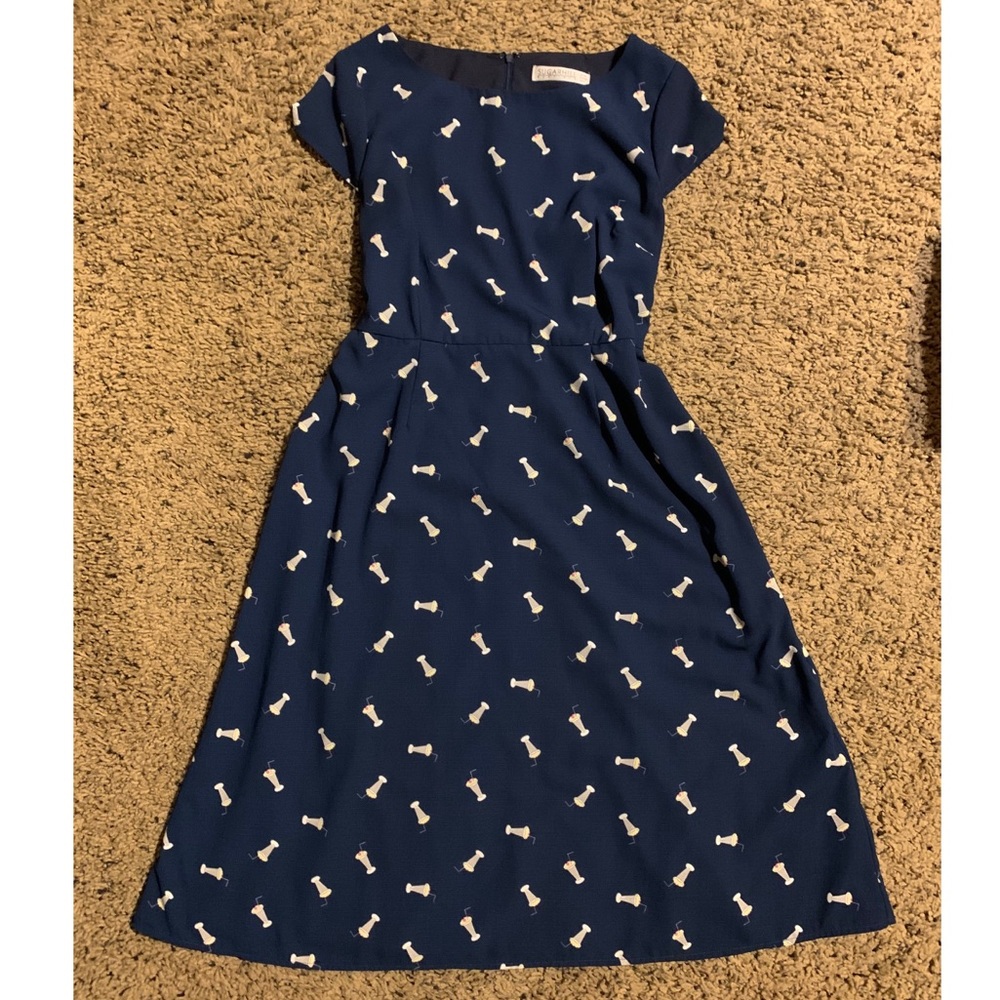 Agile Employee Dress in Milkshakes in Navy